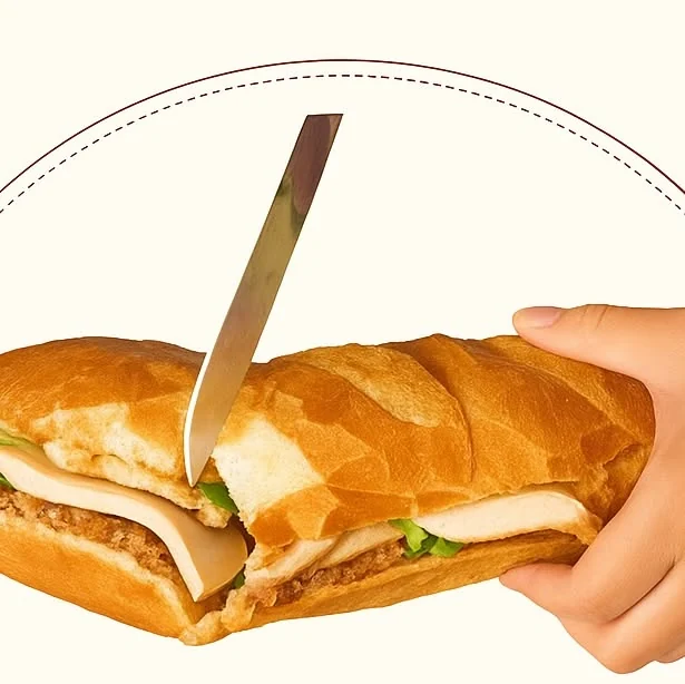 Banh mi de Saigon's Factory, baguette croustillante.